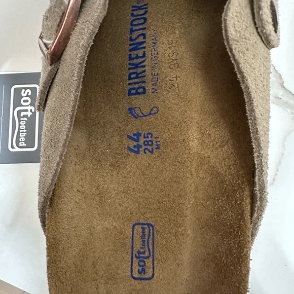 Birkenstock Soft Footbed Sand Suede Clogs - Picture 2 of 2